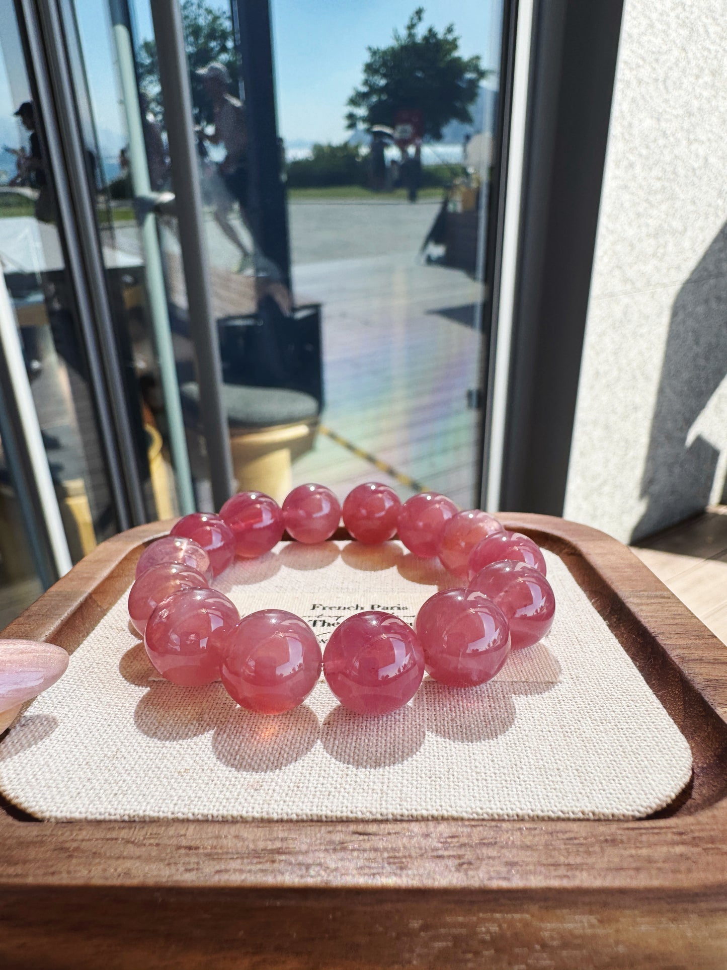 Natural Madagascar Rose Quartz (紫馬粉晶)