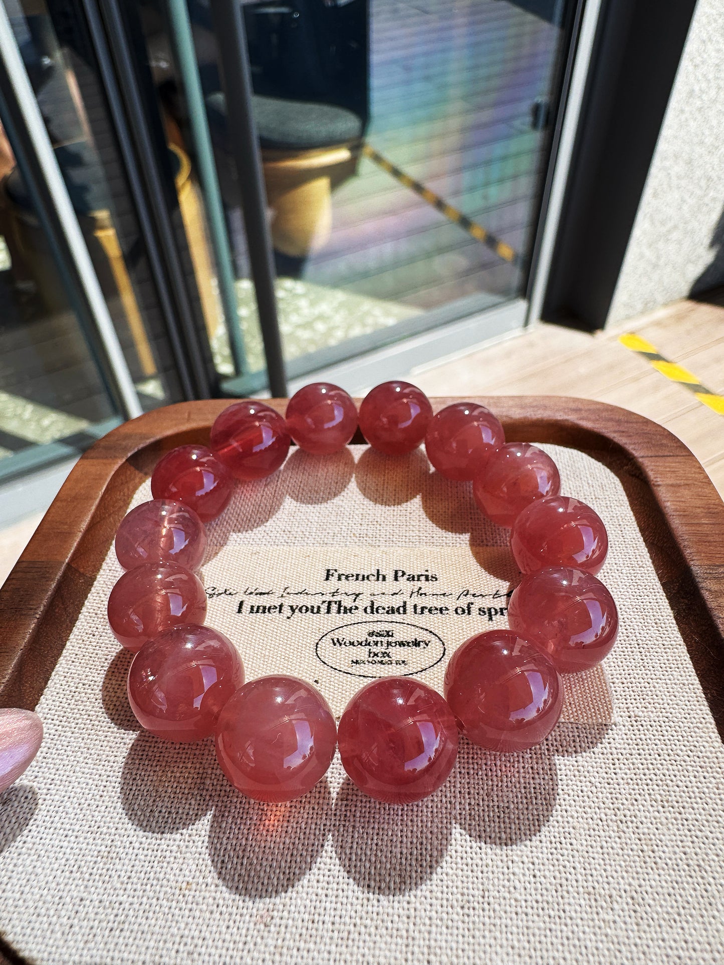 Natural Madagascar Rose Quartz (紫馬粉晶)